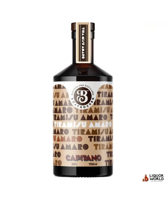 Boatrocker Tiramisu Amaro 700ml - Liquorworld