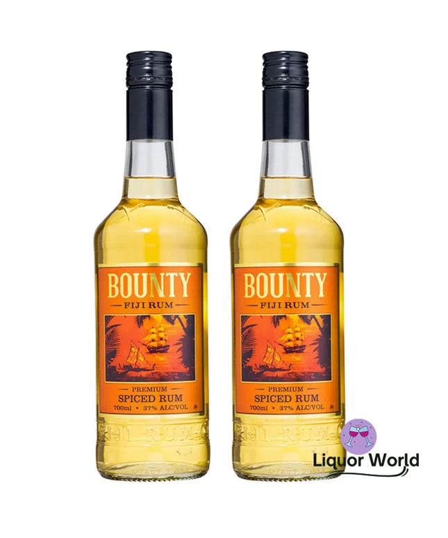 Bounty Premium Spiced Fiji Rum 700ml -2x - Liquorworld
