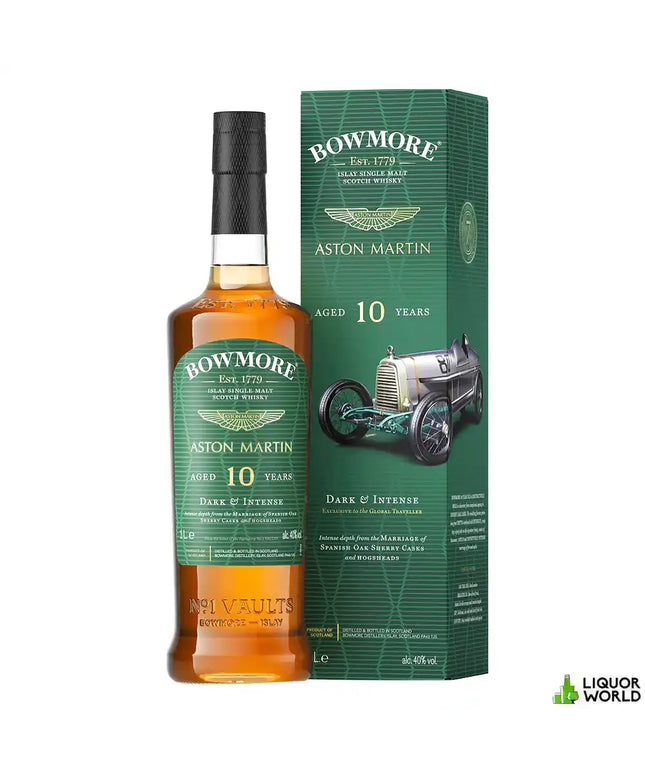 Bowmore 10 Year Old Dark & Intense Aston Martin Edition #7 Single Malt Scotch Whisky 1L
