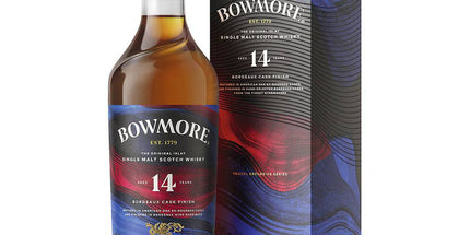 Bowmore 14 Year Old Bordeaux Wine Cask Finish Single Malt Scotch Whisky 700mL - Liquorworld