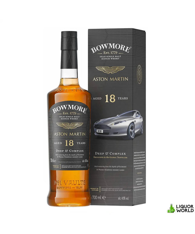 Bowmore 18 Year Old Deep & Complex Aston Martin Edition #9 Single Malt Scotch Whisky 700mL - Liquorworld
