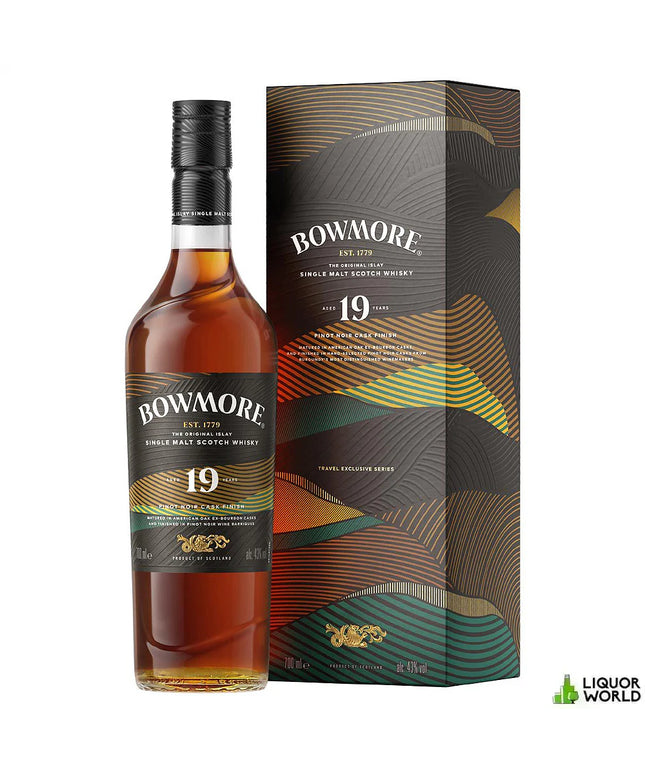 Bowmore 19 Year Old Pinot Noir Cask Finish Single Malt Scotch Whisky 700mL - Liquorworld