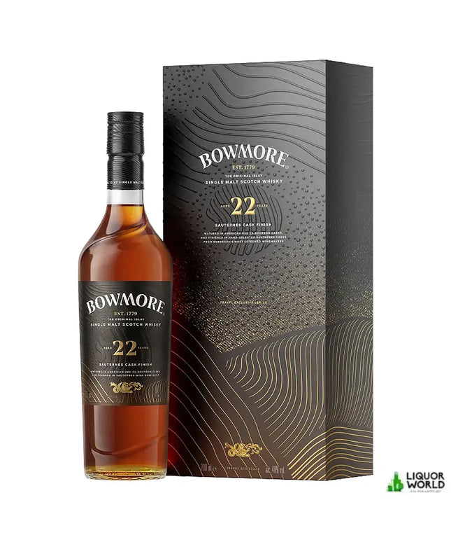 Bowmore 22 Year Old Sauternes Cask Finish Single Malt Scotch Whisky 700mL - Liquorworld