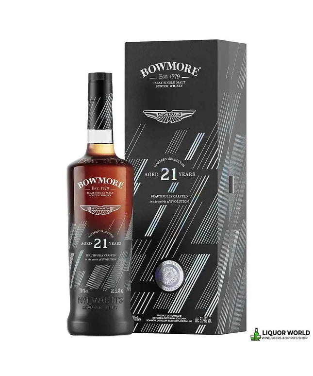 Bowmore 21 Year Old Masters Selection Aston Martin Edition #4 Cask Strength Single Malt Scotch Whisky 700mL