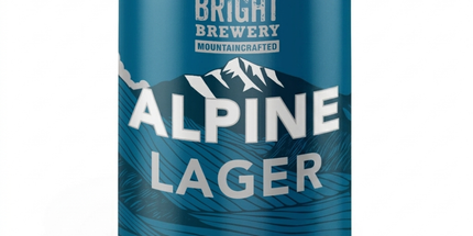 Bright Brewery Alpine Lager Beer 355ml (6 Pack)