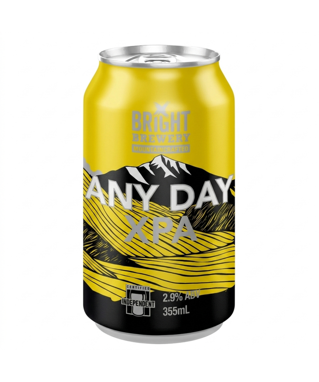 Bright Brewery Anyday Light XPA Beer 355ml (4 Pack)