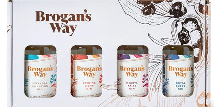 Brogan's Way 4 Gin Discovery Gift EEHR Pack 4 x 200ml - Liquorworld