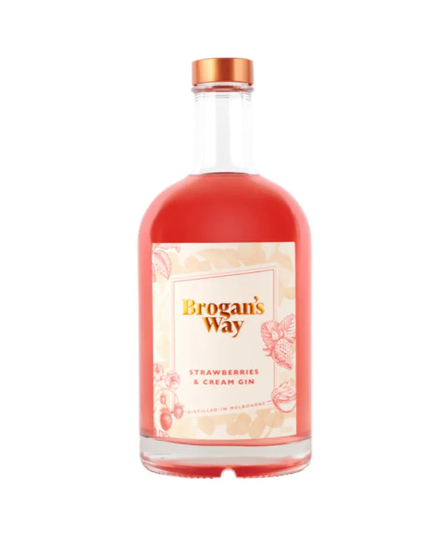 Brogan's Way Strawberries & Cream Gin 500ml - Liquorworld