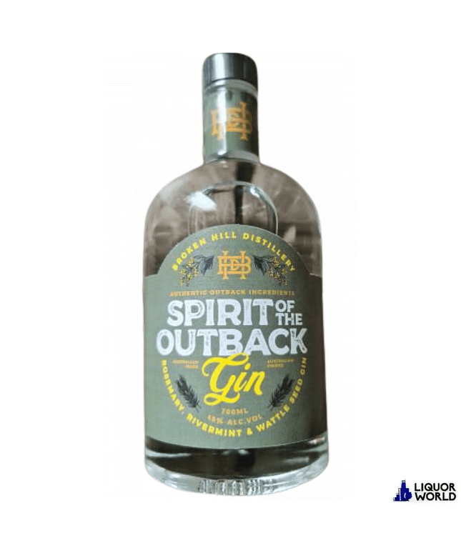 Broken Hill Spirit of the Outback Rosemary, Rivermint & Wattleseed Gin 700ML - Liquorworld