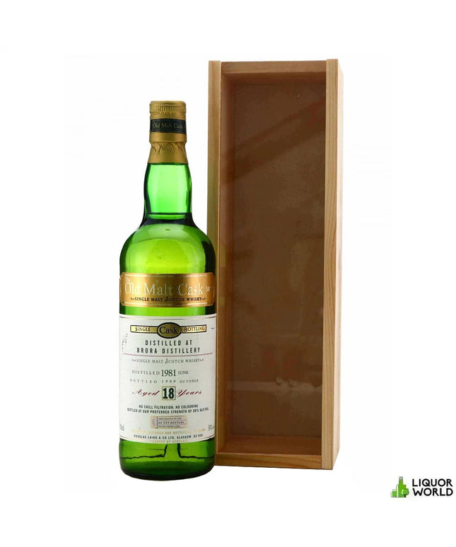 Brora 18 Year Old 1981 Old Malt Cask Series Single Malt Scotch Whisky 700mL - Liquorworld