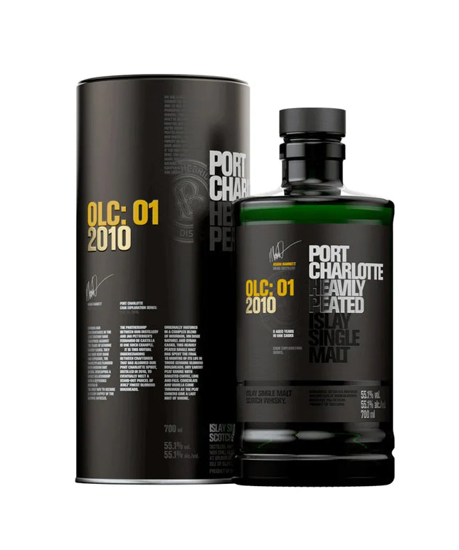 Bruichladdich Port Charlotte OLC:01 2010 Islay Single Malt Scotch Whisky 700mL - Liquorworld