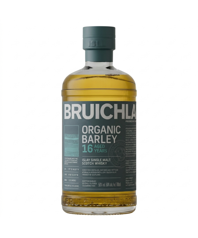 Bruichladdich 16 Year Old Organic Barley Single Malt Scotch Whisky 700mL