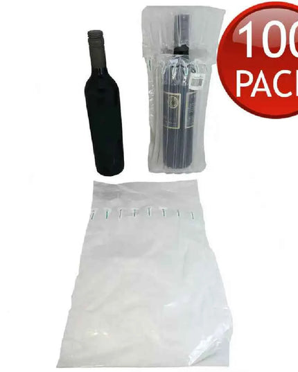 100 x Air Column Inflatable Wine Packaging Bubble Bag