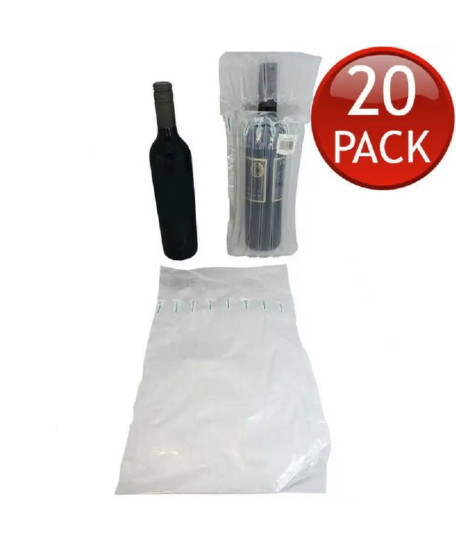 20 x Air Column Inflatable Wine Packaging Bubble Bag