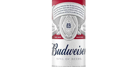 Budweiser Imported (UK) Lager Beer Case 24 x 500mL Cans
