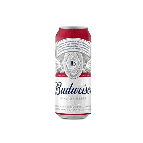 Budweiser Imported (UK) Lager Beer Case 24 x 500mL Cans