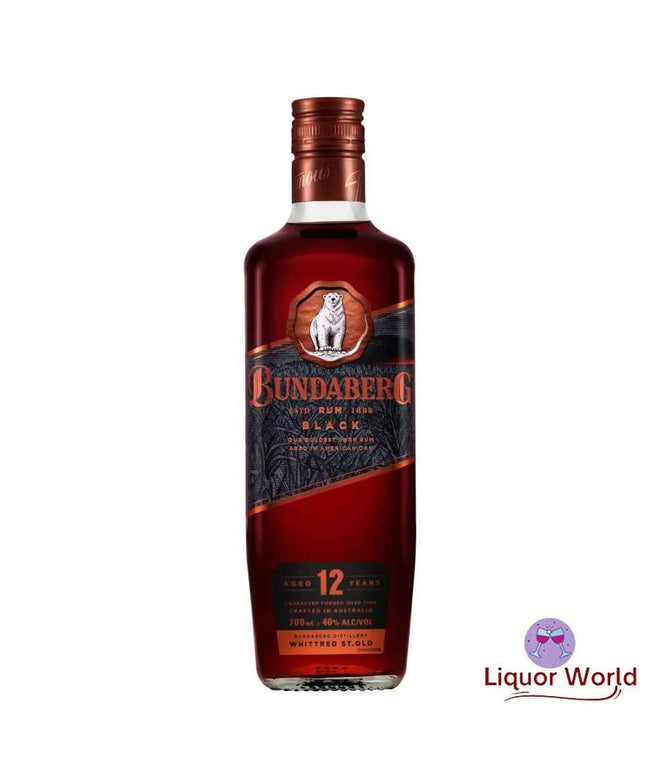 Bundaberg Black 12 Year Old Rum 700mL
