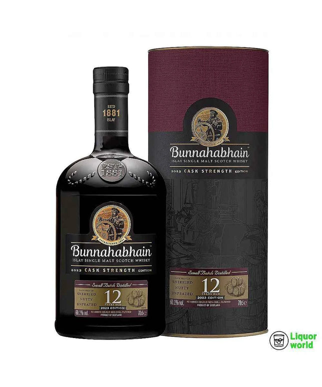 Bunnahabhain 12 Year Old Cask Strength 2023 Single Malt Scotch Whisky 700mL