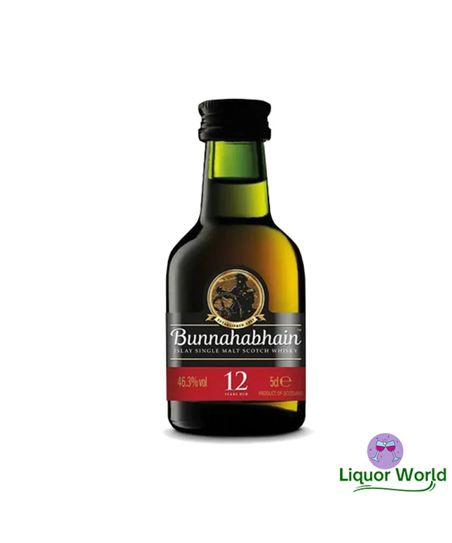Bunnahabhain 12 Year Old Islay Single Malt Scotch Whisky Glass Miniature 50mL - Liquorworld