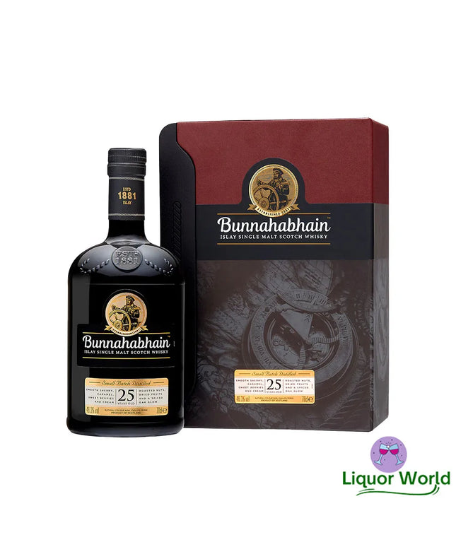 Bunnahabhain 25 Year Old Islay Single Malt Scotch Whisky 700mL - Liquorworld