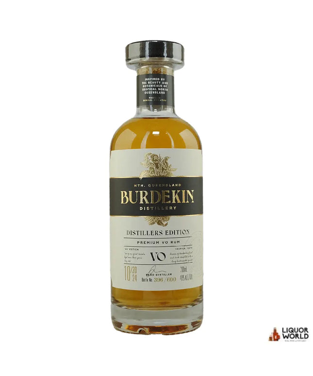 Burdekin Rum Distillers Edition 'premium Vo Rum' 700ml