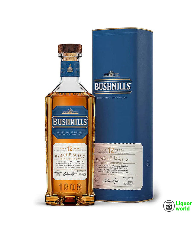 Bushmills 12 Year Old Single Malt Irish Whiskey 700mL - Liquorworld