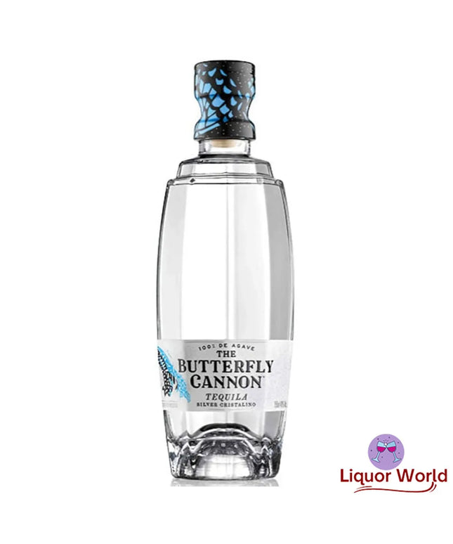Butterfly Cannon Cristalino Silver Tequila 750ml - Liquorworld