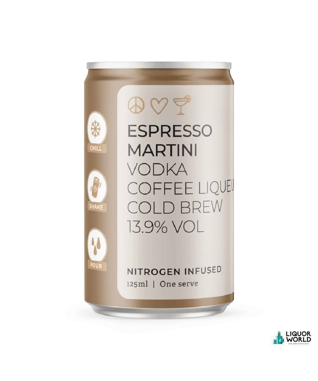 Byron Bay Spirits Espresso Martini Cans 125ml (24 pack) - Liquorworld