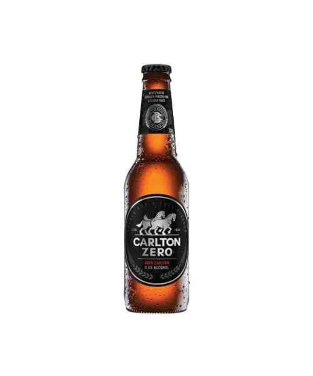 Carlton Zero Non Alcoholic Beer 330mL X 24