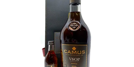 Camus VSOP Elegance Cognac Leather Gift Bag 700mL + Bonus 50mL - Liquorworld