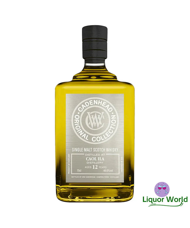 Caol Ila 12 Year Old Cadenhead Original Collection Peated Single Malt Scotch Whisky 700mL - Liquorworld
