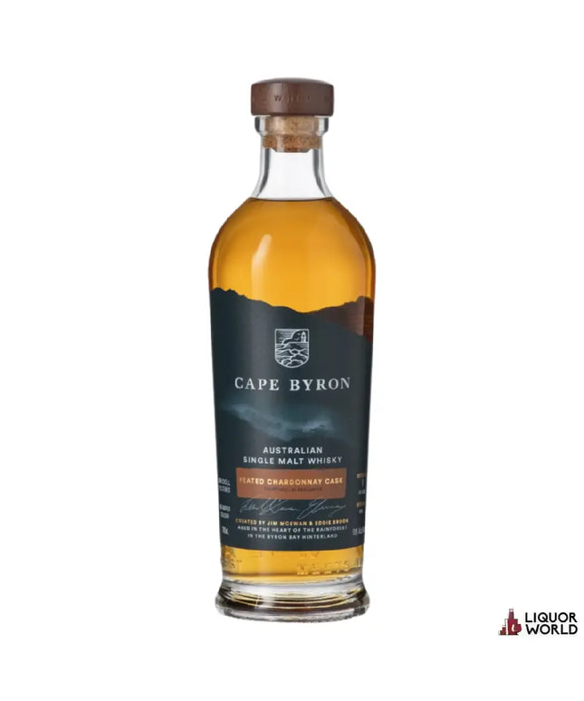 Cape Byron Peated Chardonnay Cask Single Malt Whisky 700ml - Liquorworld