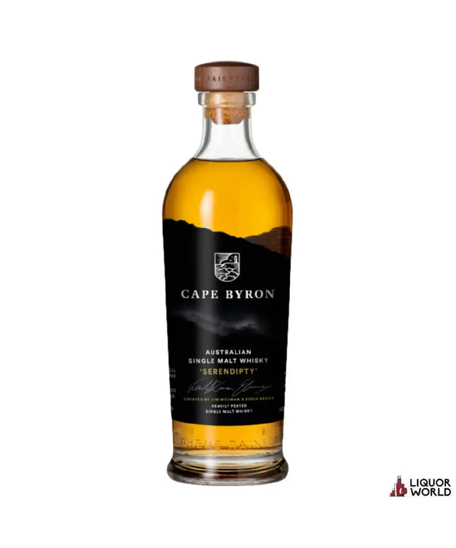 Cape Byron Serendipity Peated Single Malt Whisky 700ml - Liquorworld