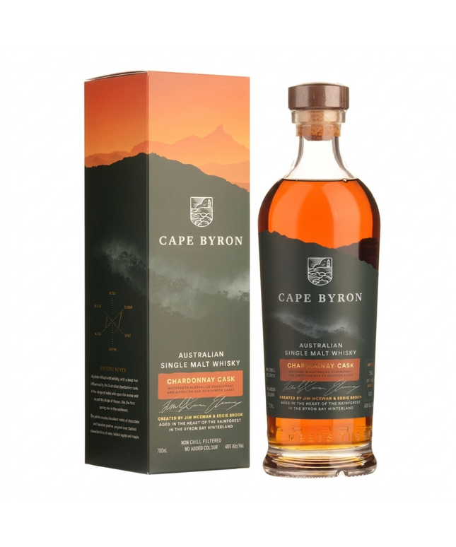 Cape Byron Chardonnay Cask Single Malt Whisky 700ml