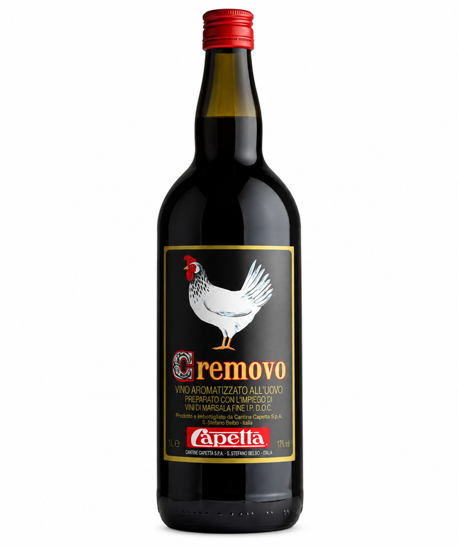 Capetta Cremovo Marsala Vino Aromatizzato All'Uovo 1L
