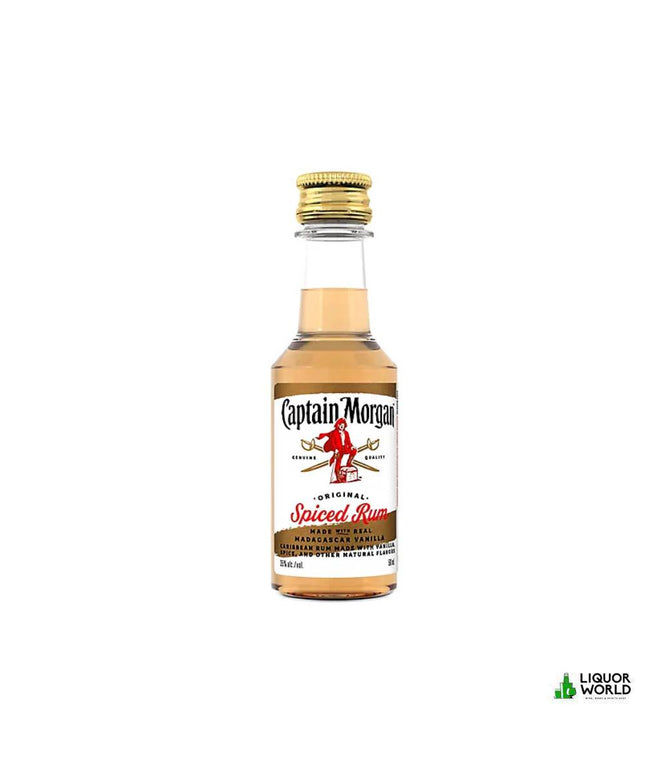 Captain Morgan Spiced Gold Rum Miniature 50mL - Liquorworld
