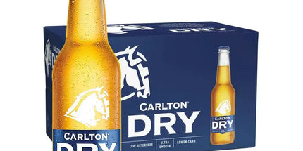 Carlton Dry Beer Case 4 x 6 Pack 330mL Bottles - Liquorworld