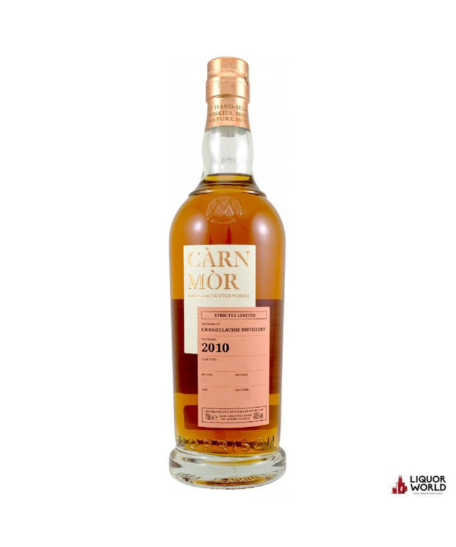 Carn Mor Craigellachie 12 Year Old 2010 Single Malt Scotch Whisky 700ml - Liquorworld