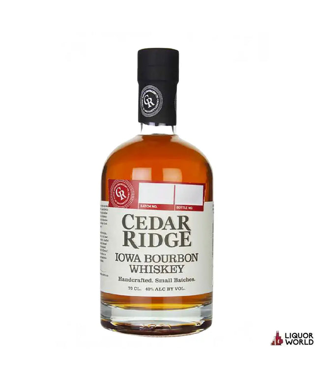 Cedar Ridge Iowa Bourbon Whiskey 700ml - Liquorworld