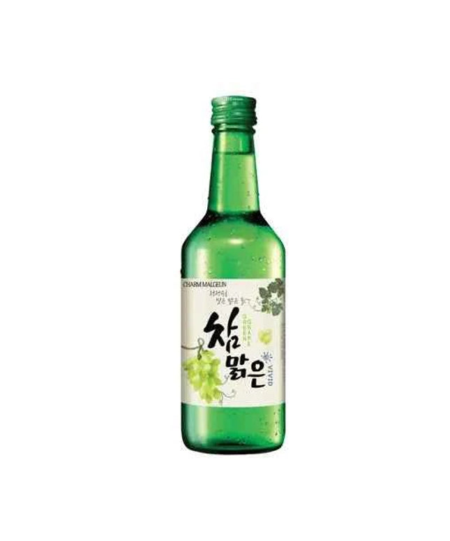 Charm Malgeun Vivind Green Grape soju 360ML