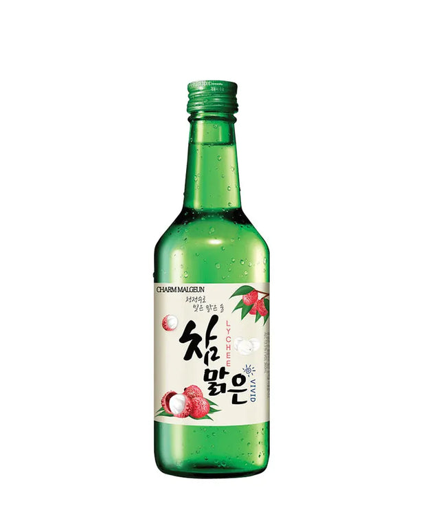 Charm Malgeun Vivid Lychee soju (360ML X 20) - Liquorworld