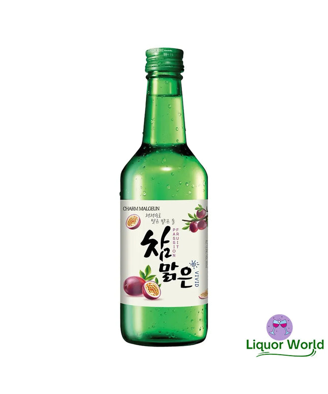 ?Charm Malgeun Vivid Passionfruit soju (360ML X 20) - Liquorworld