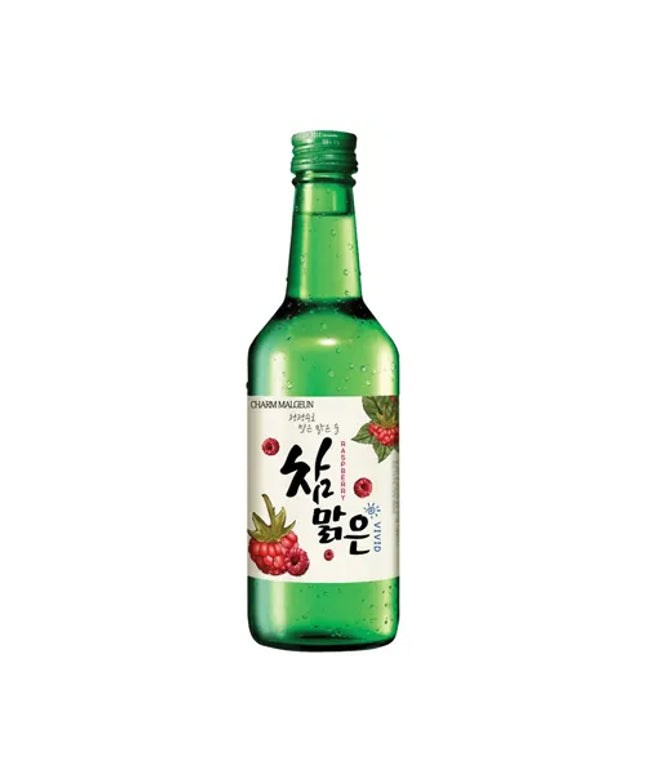 Charm Malgeun Vivid Raspberry Soju (360ML X 20) - Liquorworld