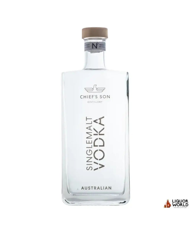Chief's Son Distillery Single Malt Vodka 700ml - Liquorworld