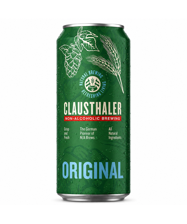 Clausthaler Original Zero 0.5% Non Alcoholic Beer Case 24 x Pack 500mL Cans