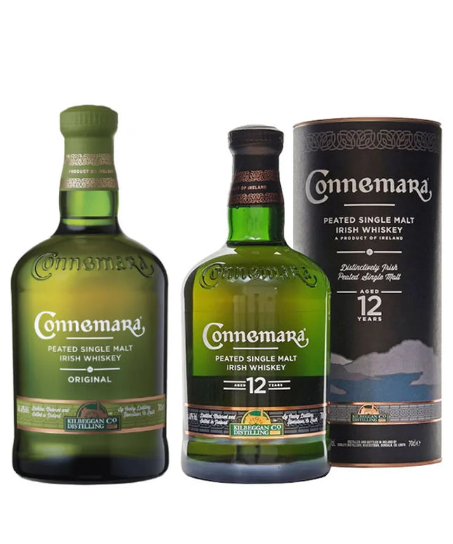Connemara Peated & Connemara 12 Year Old Single Malt Irish Whiskey 700ml - Liquorworld
