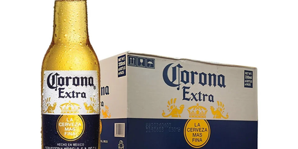 Corona Extra Beer Brown Box China Origin Case 4 x 6 Pack 330mL Bottles