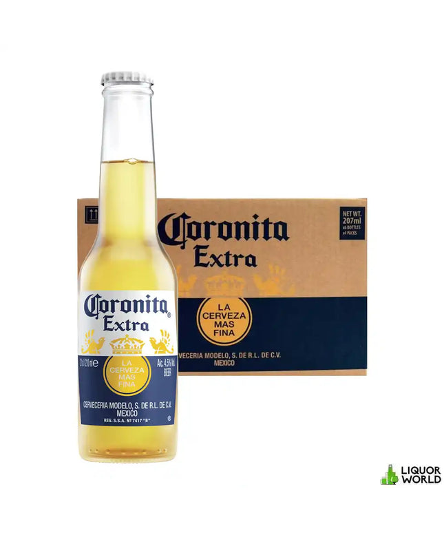Coronita Extra Brown Box Lager Beer Case 24 x 210mL Bottles - Liquorworld