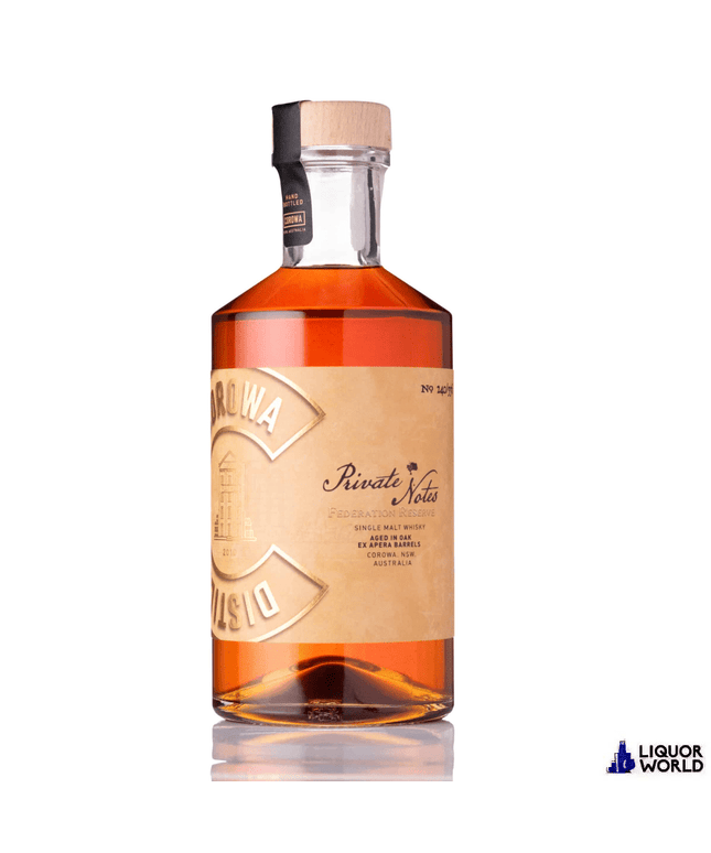 Corowa Distilling Private Notes Australian Single Malt Whisky 500ml - Liquorworld