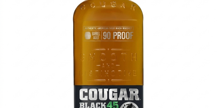 Cougar Black Distiller's Cut 90 Proof American Sour Mash Bourbon Whiskey 700mL